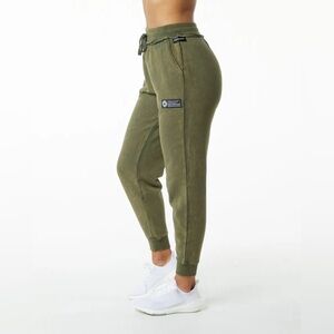 Alphalete Verry Terry Green Aventurine Joggers Medium Sweatpants